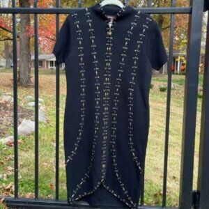 Adrienne Vittadini Studded Knit Dress NWT